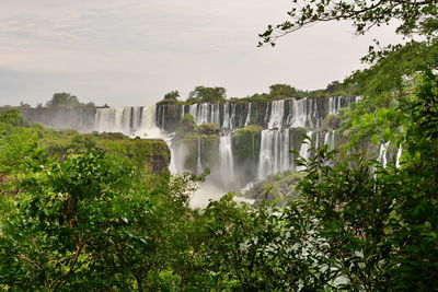 View from lower circuit. iguazu national park. puerto iguazu. misiones. argentina