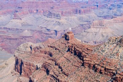 Scenic view of landscape in grand canyon