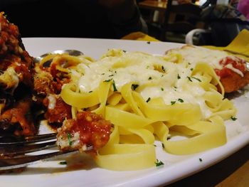 Close-up of food in plate