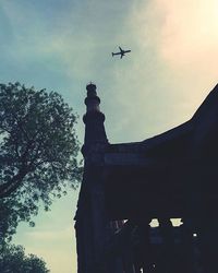 Low angle view of building against sky