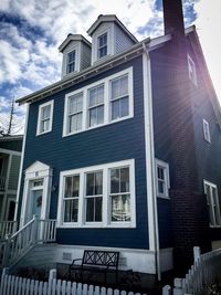 Low angle view of building against sky