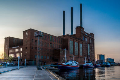 The old svanemølleværk by dong energy, copenhagen, denmark