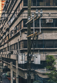 Low angle view of residential buildings