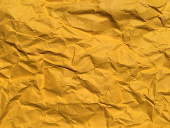 Full frame shot of yellow paper