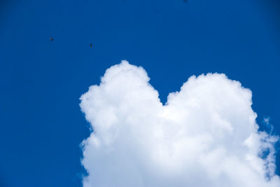 Low angle view of clouds in sky