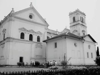 Facade of church