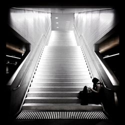 Staircase of escalator