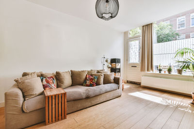 Interior of bedroom at home