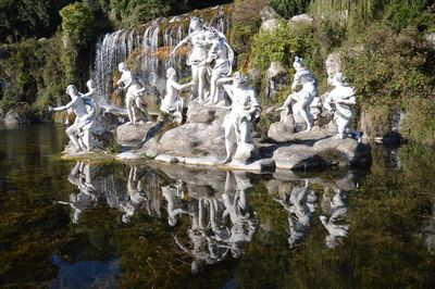 River flowing through rocks