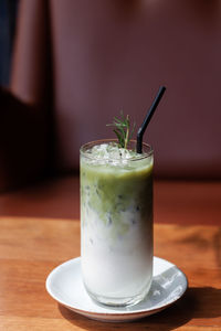 Close-up of drink on table