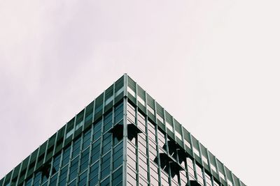 Low angle view of modern building