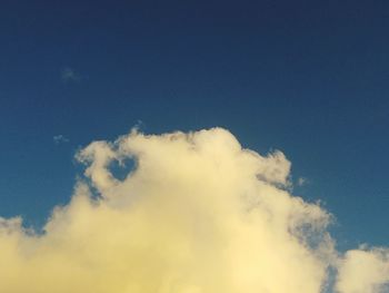 Low angle view of clouds in sky