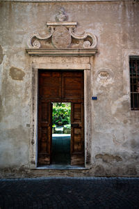 Exterior of old building