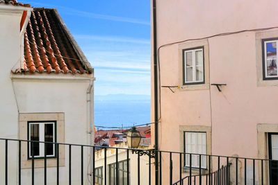 Low angle view of building against sky