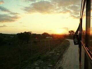 Scenic view of sky at sunset