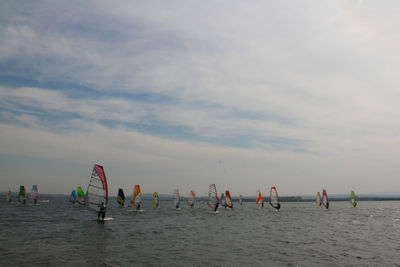 Group of people on beach