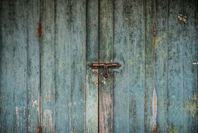 Full frame shot of wooden door