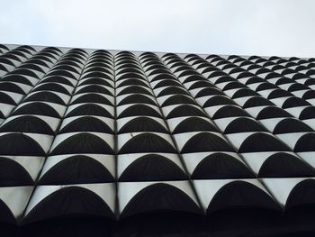 Low angle view of building against clear sky