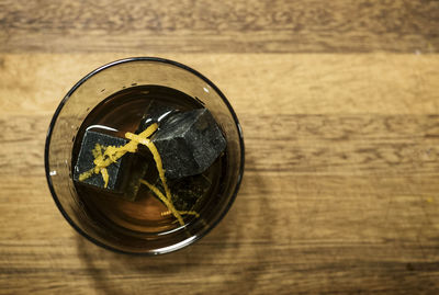 Close-up of drink on table