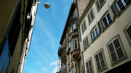 Low angle view of building against sky