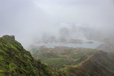 Scenic view of landscape against sky