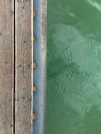 High angle view of swimming pool