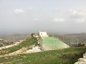 View of built structure against sky