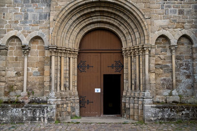 Entrance of historic building