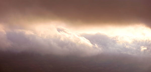 Scenic view of cloudy sky