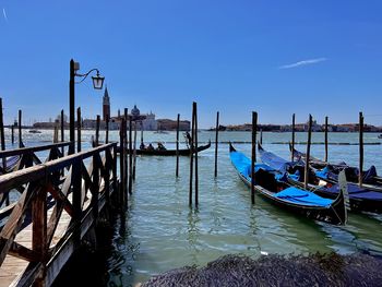 Boats in sea