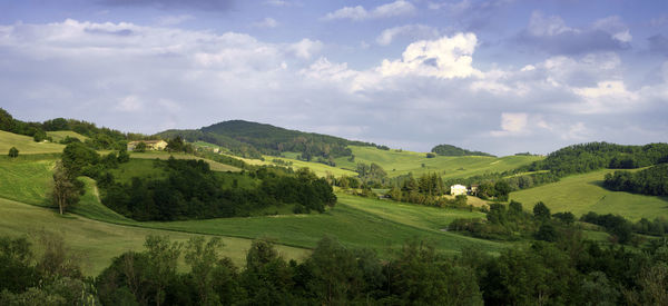 Scenic view of landscape against sky