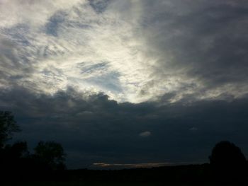 Scenic view of cloudy sky