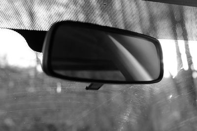 Close-up of reflection on water