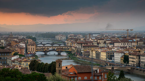 Skyline of florence city in italy


