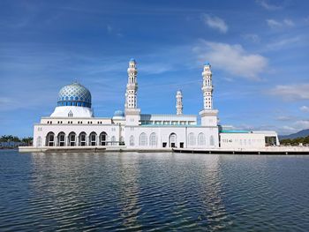 View of cathedral against blue sky