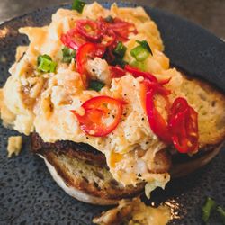Close-up of food on plate