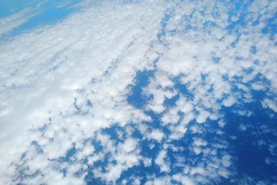 Low angle view of clouds in sky