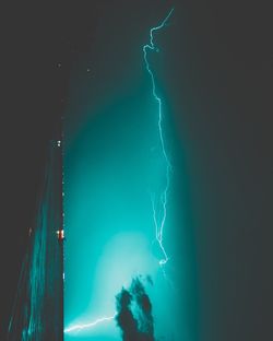 Storm clouds over sea