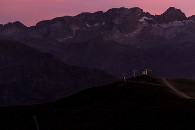 Scenic view of mountains