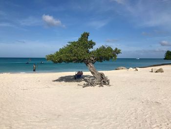 View of beach against sky