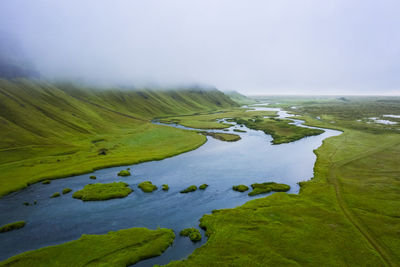 Scenic view of landscape against sky