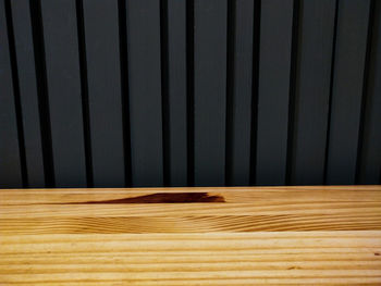 Wooden floor against wall