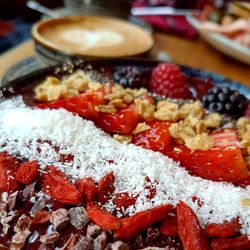 Close-up of food in plate