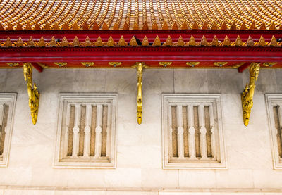 Low angle view of temple building