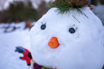 Close-up of christmas decoration