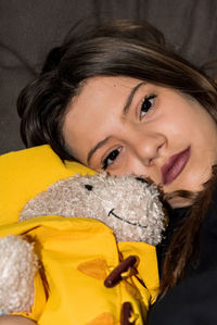 Portrait of a smiling young woman