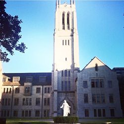 Low angle view of church