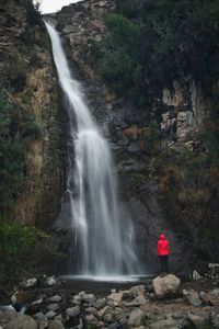 View of waterfall