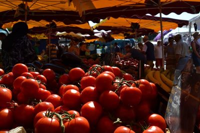 Full frame shot of market stall