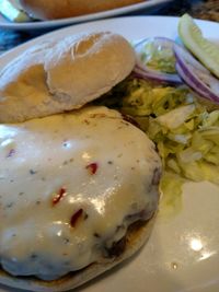 Close-up of served food